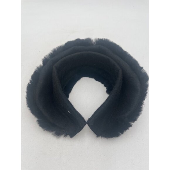 Vintage Victorian Black Faux Fur Collar Accessory For Women - Picture 2 of 3